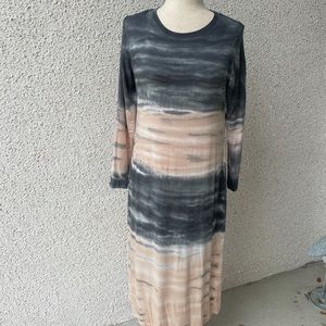 Anthropologie -Trina Dolan left coast midi dress.